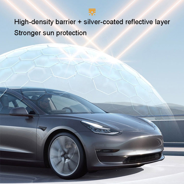 For Tesla Model Y Ice Crystal Sunshade Car Roof Front And Rear Sunroof Shade, 2pcs /Set, 3pcs /Set, 4pcs /Set, 5pcs /Set