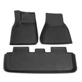 TPE Injection Car Foot Mats Interior Accessories, 3pcs /Set For Tesla Model Y, 3pcs /Set For Tesla Model 3, 6pcs /Set For Tesla Model Y Double Layer, 6pcs /Set For Tesla Model 3 Double Layer
