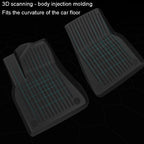 TPE Injection Car Foot Mats Interior Accessories, 3pcs /Set For Tesla Model Y, 3pcs /Set For Tesla Model 3, 6pcs /Set For Tesla Model Y Double Layer, 6pcs /Set For Tesla Model 3 Double Layer