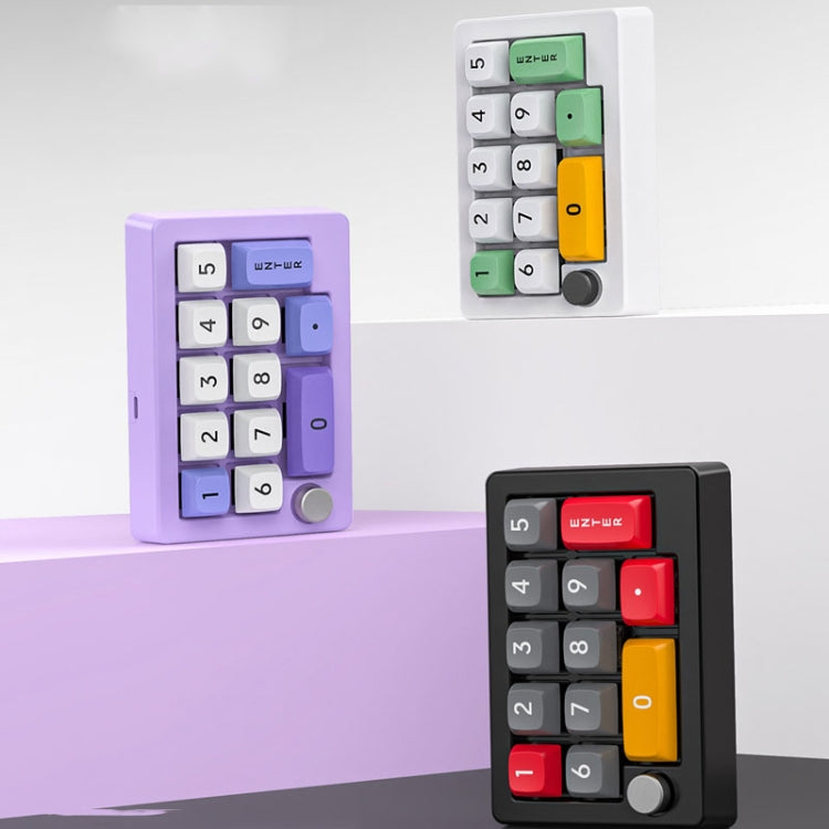 MKESPN 13 Keys RGB Multi-Function Macro Programming Mechanical Keypad Wired With Knob Keyboard