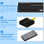 FJGEAR FJ-U804 8 In 4 Out USB2.0 Sharing Switch Extender, FJ-U804