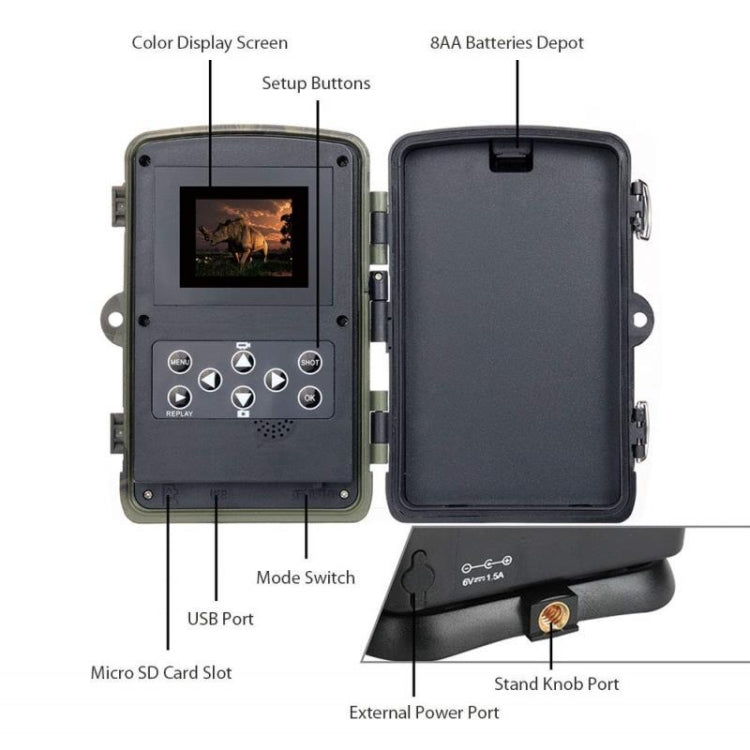24MP 2.7K Outdoor Track Camera Infrastructure Monitoring Hound Camera, HC-802A