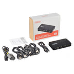FJGEAR FJ-U404 USB2.0 4 In 4 Out Sharing Switcher With Controller, J-U404