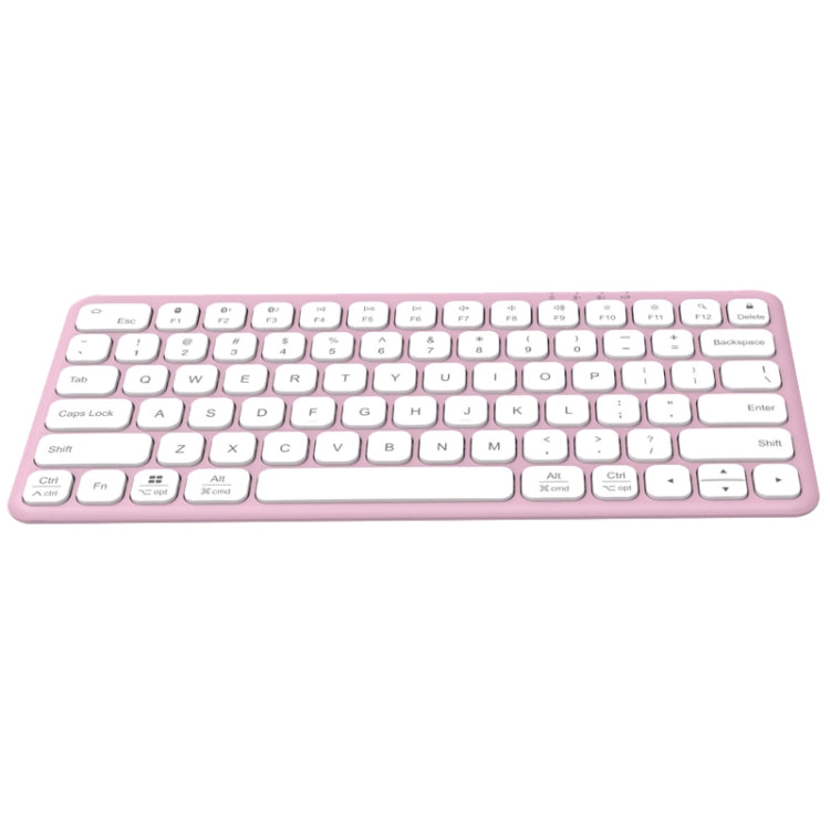 B087 2.4G Portable 78 Keys Dual Mode Wireless Bluetooth Keyboard And Mouse, Keyboard Green, Keyboard Pink, Keyboard Mouse Set White, Keyboard Mouse Set Green, Keyboard Mouse Set Pink