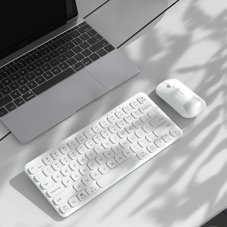 B087 2.4G Portable 78 Keys Dual Mode Wireless Bluetooth Keyboard And Mouse, Keyboard Green, Keyboard Pink, Keyboard Mouse Set White, Keyboard Mouse Set Green, Keyboard Mouse Set Pink