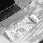 B087 2.4G Portable 78 Keys Dual Mode Wireless Bluetooth Keyboard And Mouse, Keyboard Green, Keyboard Pink, Keyboard Mouse Set White, Keyboard Mouse Set Green, Keyboard Mouse Set Pink