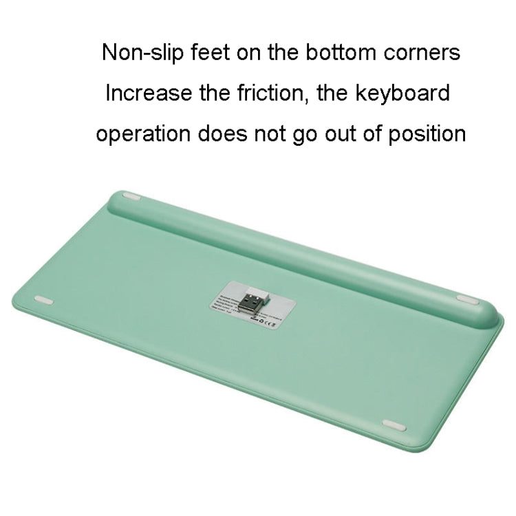 B087 2.4G Portable 78 Keys Dual Mode Wireless Bluetooth Keyboard And Mouse, Keyboard Green, Keyboard Pink, Keyboard Mouse Set White, Keyboard Mouse Set Green, Keyboard Mouse Set Pink