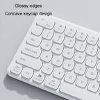 B087 2.4G Portable 78 Keys Dual Mode Wireless Bluetooth Keyboard And Mouse, Keyboard Green, Keyboard Pink, Keyboard Mouse Set White, Keyboard Mouse Set Green, Keyboard Mouse Set Pink