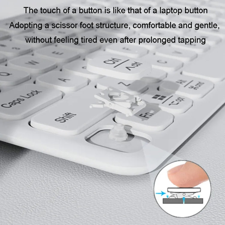 B087 2.4G Portable 78 Keys Dual Mode Wireless Bluetooth Keyboard And Mouse, Keyboard Green, Keyboard Pink, Keyboard Mouse Set White, Keyboard Mouse Set Green, Keyboard Mouse Set Pink
