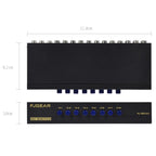 FJGEAR FJ-801AV Audio Video Switcher 8 In 1 Out CVBS Switcher, FJ-801AV