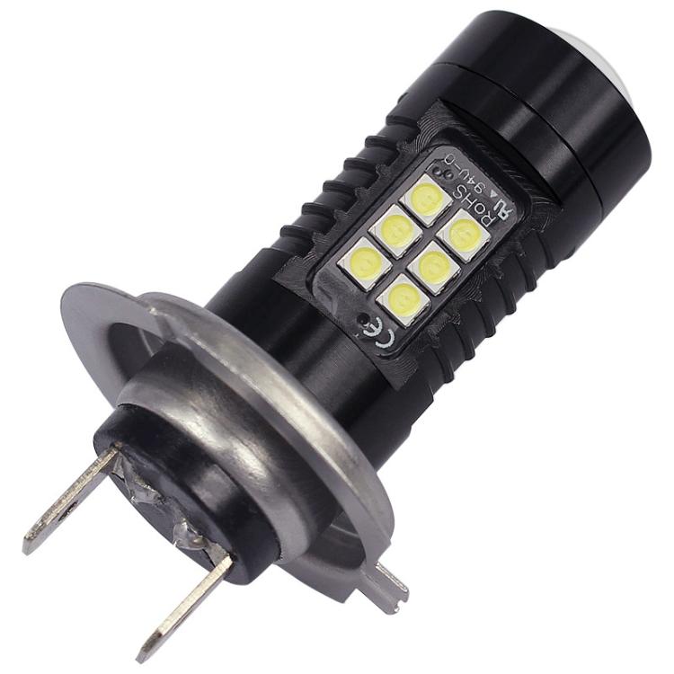 1pair Automotive High-power LED White Light Fog Lamp, H7