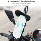 Motorcycle Sunshade Rainproof Mobile Phone Holder, Mirror Holder  No Charge, Handlebar Holder No Charge, Charging Handlebar Holder 5V-2A, Charging Handlebar Holder 5V-3.1A, Charging Handlebar Holder 18W (QC3.0), Charging Mirror Holder 5V-2A            ...