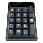 K3 19 Key 2.4G Wireless Mini Digital Keyboard Suspension Machinery Keypad, K3 (Black)