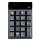 K6 19 Key Mini Wireless Bluetooth Digital Keyboard Suspended Mechanical Universal Keypad 4.0, K6 (Black)