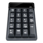 K6 19 Key Mini Wireless Bluetooth Digital Keyboard Suspended Mechanical Universal Keypad 4.0, K6 (Black)