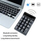 K6 19 Key Mini Wireless Bluetooth Digital Keyboard Suspended Mechanical Universal Keypad 4.0, K6 (Black)