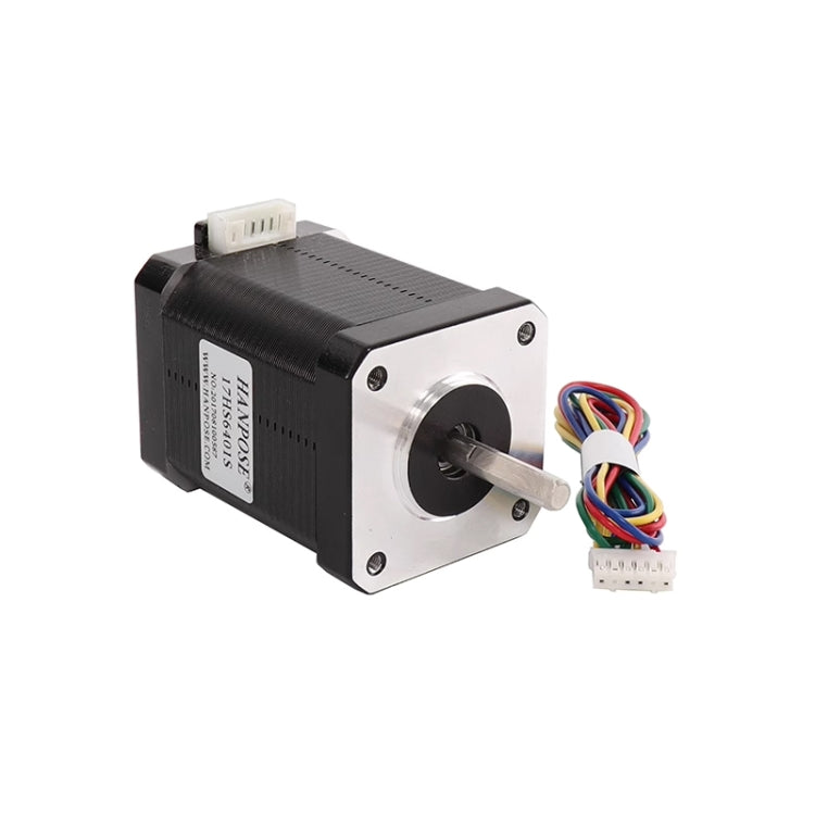 HANPOSE  17HS6401S 12V 1.7A 60mm 70N.cm  4-lead Stepper Motor, 17HS6401S