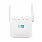 2.4G 300M Wi-Fi Amplifier Long Range WiFi Repeater Wireless Signal Booster, US Plug White, EU Plug White, UK Plug White, US Plug Black, EU Plug Black, UK Plug Black