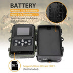 2.7K Outdoor Tracking Camera Infrared Night Vision Monitoring Hunting Camera, HC-810A