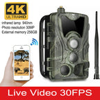 HC-801Pro 4K 4G Outdoor Hunting Camera App Remote Mobile Phone Control To View Photos And Video At Any Time, EU Plug, US Plug, AU Plug