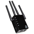 5G/2.4G 1200Mbps WiFi Range Extender WiFi Repeater With 2 Ethernet Ports, US Plug Black, EU Plug White, EU Plug Black, US Plug White