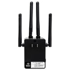 5G/2.4G 1200Mbps WiFi Range Extender WiFi Repeater With 2 Ethernet Ports, US Plug Black, EU Plug White, EU Plug Black, US Plug White
