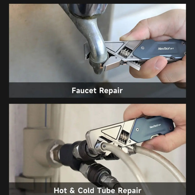 Nextool  6-in-1 Multi-functional Mini Wrench Portable Folding Knife File Screwdriver Bottle Opener, NE20238