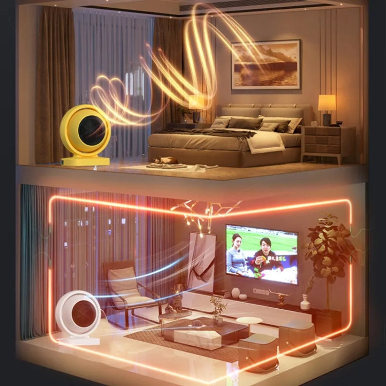 380W Earth Little Sun Heater Home Energy Saving Electric Stove Desktop Mini Heater, EU Plug, US Plug