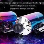 Motorcycle Subwoofer Color-Coated Audio Exhaust Pipe Simulator, 12V