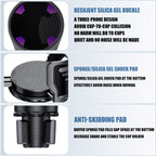 Multifunctional Car Water Cup Holder Drink Holder with Switch Lock, Small, Large