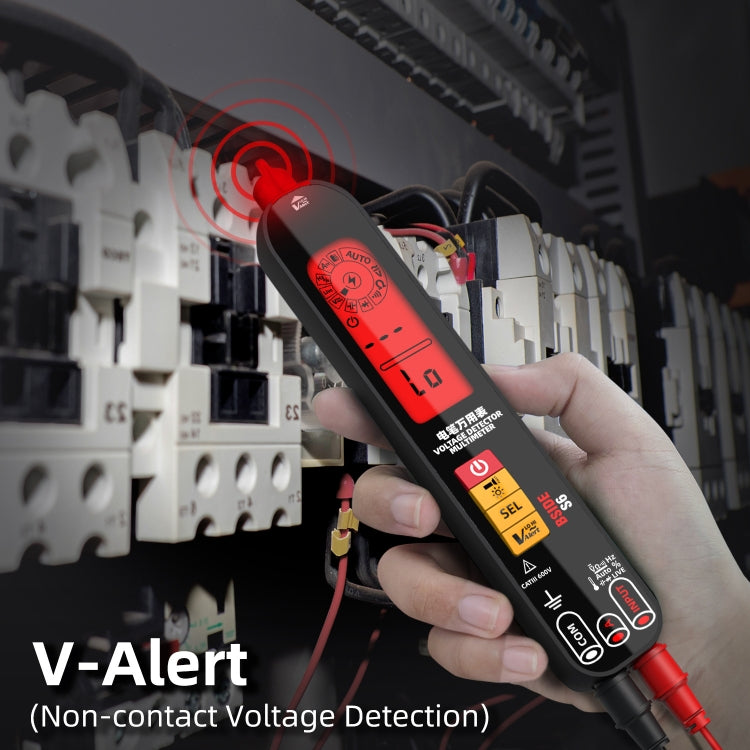 BSIDE S6 Smart Digital Multimeter Current Test Pen Capacitance Temperature Voltage Detector, S6
