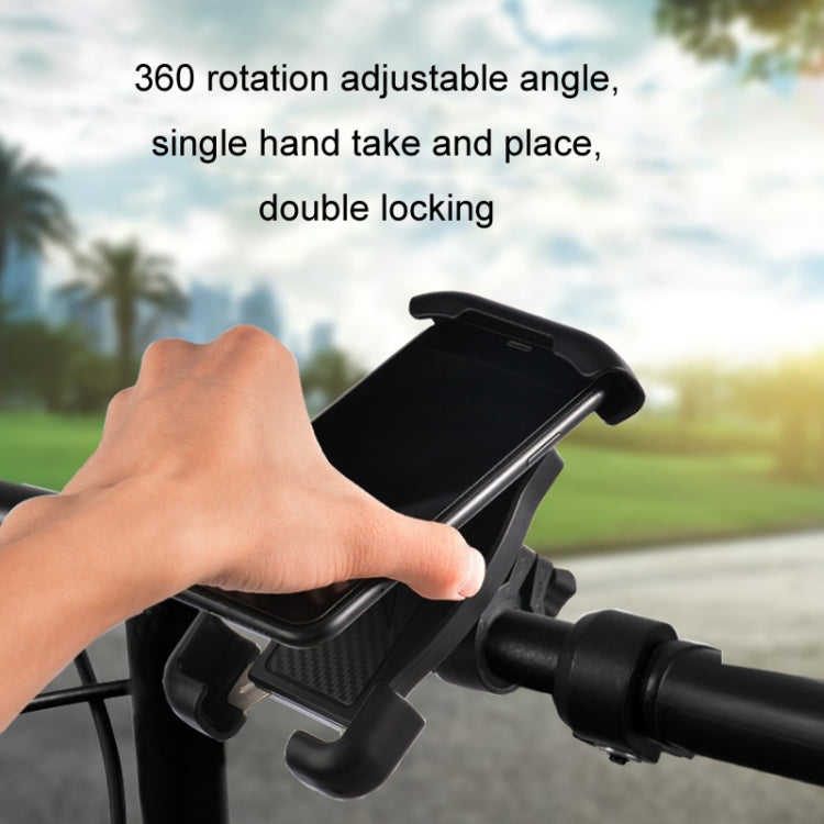 Bicycle Phone Holder 360 Degree Rotation Locking Cell Phone Clip