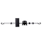 Car Mobile Phone Holder Computer Holder Universal Aluminum Tube With Hook, 3 in 1
