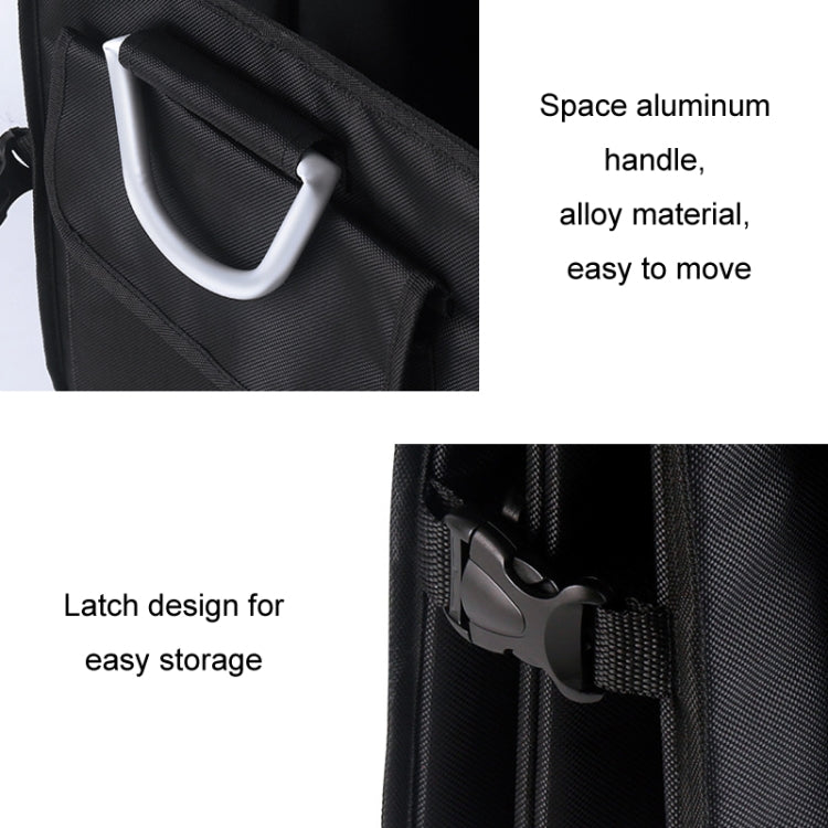 Car Trunk Storage Box Oxford Cloth Folding Organizer With Reflective Strips, Large Black, Large Gray, Small Black, Small Gray