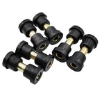Golf Cart Front And Rear Steel Plate Rubber Sleeve Iron Sleeve Kit Leaf Spring Bushings, Iron Sleeve, Rubber Sleeve