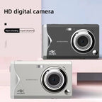 4K HD 3.0-Inch IPS Screen Autofocus HD Digital Camera, Black, White