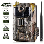 20MP 2K Wildlife Hunting Trail Camera Photo Traps Night Vision 4G SMS MMS SMTP Cellular Surveillance Camera, HC-900LTE