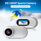 Magnetic Thumb Camera Portable HD Camera For Outdoor Cycling, Standard+Pet Silicone Collar