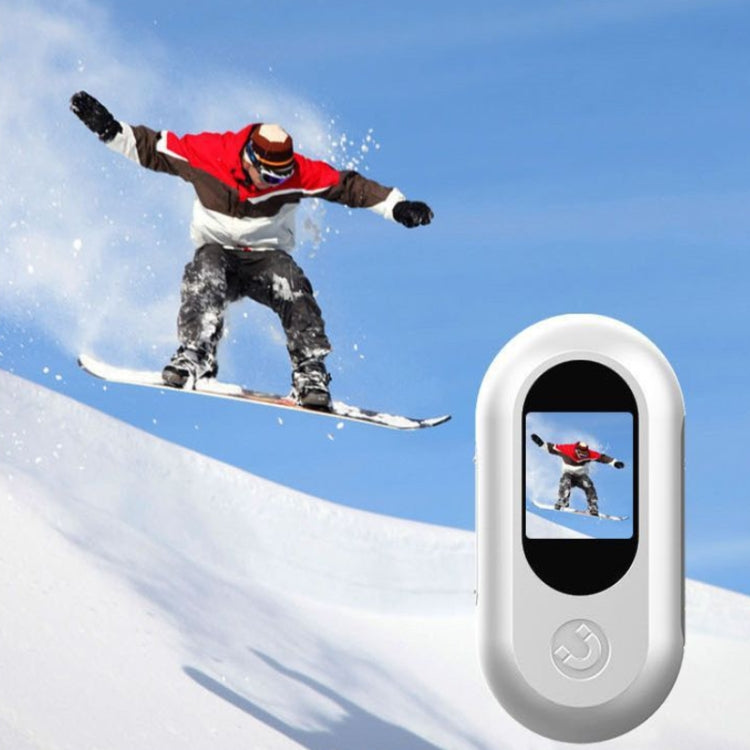 Magnetic Thumb Camera Portable HD Camera For Outdoor Cycling, Standard+Pet Silicone Collar