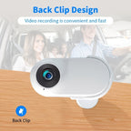 Magnetic Thumb Camera Portable HD Camera For Outdoor Cycling, Standard+Pet Silicone Collar