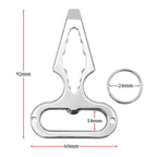 Outdoor Camping Supplies EDC Stainless Steel Multifunctional Wrench Self-defense Tools, EDC Multifunctional Wrench