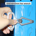 Outdoor Camping Supplies EDC Stainless Steel Multifunctional Wrench Self-defense Tools, EDC Multifunctional Wrench