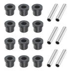 For EZGO TXT Golf Cart Steel Plate Rubber Sleeve Iron Sleeve Kit, 12pcs Rubber Sleeve+ 6pcs Iron Sleeve