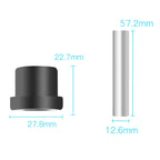 For EZGO TXT Golf Cart Steel Plate Rubber Sleeve Iron Sleeve Kit, 12pcs Rubber Sleeve+ 6pcs Iron Sleeve