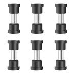 For EZGO TXT Golf Cart Steel Plate Rubber Sleeve Iron Sleeve Kit, 12pcs Rubber Sleeve+ 6pcs Iron Sleeve