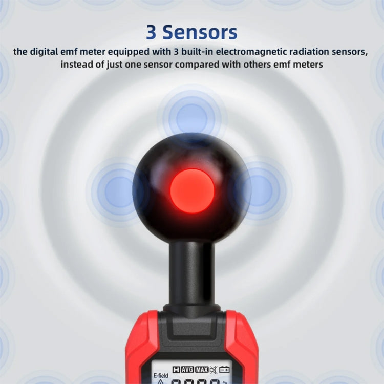 BSIDE K7 Handheld Electromagnetic Radiation Detector Electromagnetic Wave Tester, K7