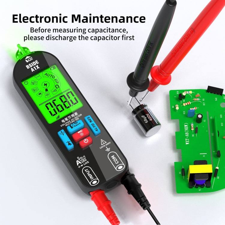 BSIDE A1X Charging Model Mini Digital Electric Pen Intelligent Automatic Merit Multimeter, BSIDE A1X Standard, BSIDE A1X With Tool Pack