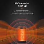 Remote Control Touch Screen Household Desktop PTC Instant Heating Heater, US Plug, EU Plug, UK Plug