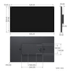 FHD Capacitive Touch Screen Monitor, 1920x1080 10-Point Touch With HDMI, Aluminum Shell, VESA Mount, Waveshare 23.8-inch, Waveshare 27-inch