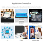 FHD Capacitive Touch Screen Monitor, 1920x1080 10-Point Touch With HDMI, Aluminum Shell, VESA Mount, Waveshare 23.8-inch, Waveshare 27-inch